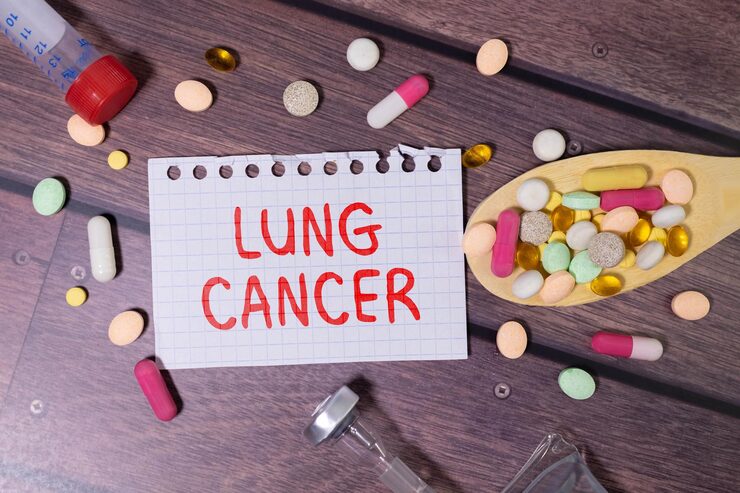 Anti-cancer tablet for lung cancer treatment.